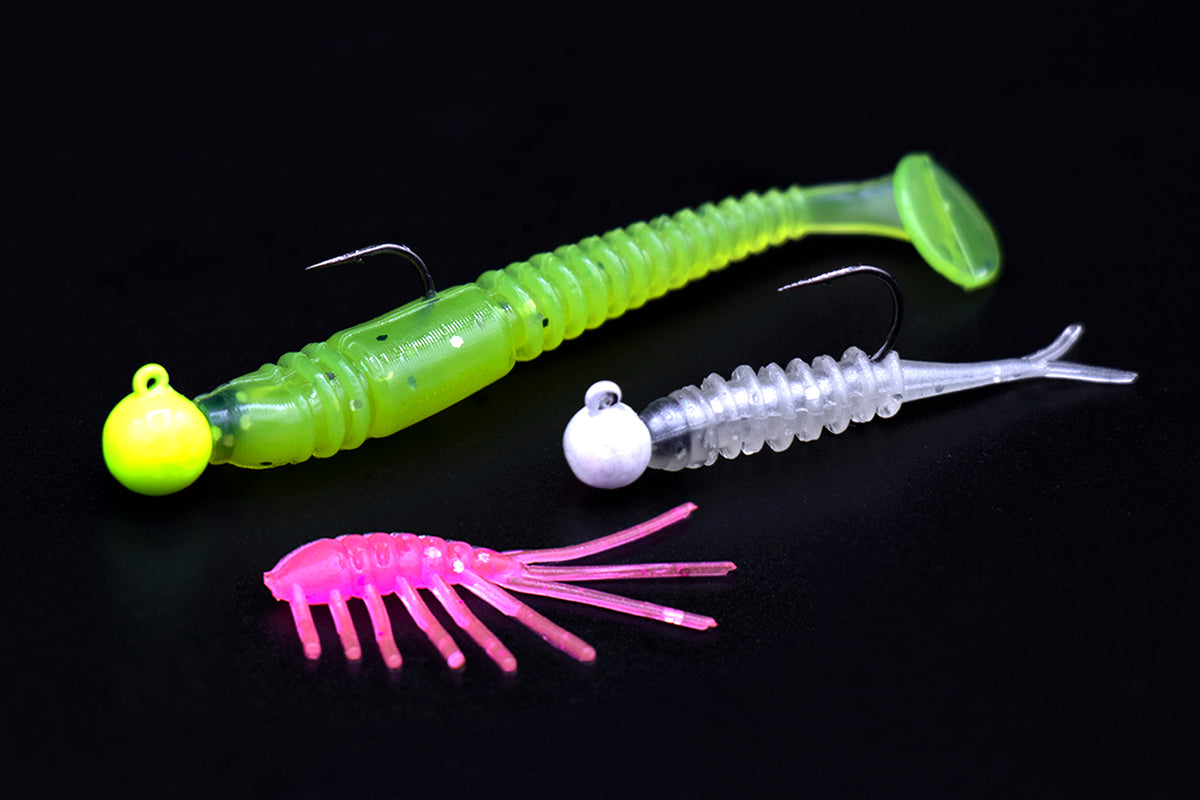 Eurotackle - Match your favorite Micro Finesse Soft Plastics with our NEW Micro  Finesse Soft-Lock Tungsten Jig Heads! Lures: B-Vibe, Anisoptera, Metacraw,  Eurogrub, Fat Assassin